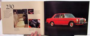 1976 Mercedes-Benz Dealer Sales Brochure Full Line Features & Specifications