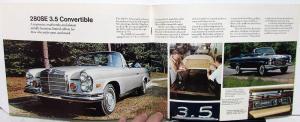 1971 Mercedes-Benz Dealer Brochure 280 300 SEL 600 Full Line Features Specs