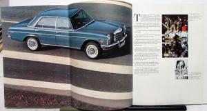 1972 Mercedes Benz Dealer Sales Brochure 220 & 250 Series Features Specs