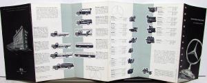 1955 Mercedes-Benz Dealer Sales Brochure Folder Cars Trucks Buses Orig Rare