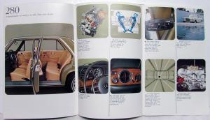 1973 Mercedes Benz Dealer Sales Brochure Large Prestige 220 & 280 Series Cars