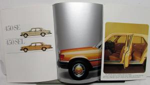 1974 Mercedes Benz Dealer Sales Brochure Large 200 & 450 Series Cars