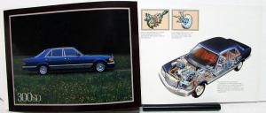 1981 Mercedes-Benz Dealer Sales Brochure Large 300SD & 380SEL Models