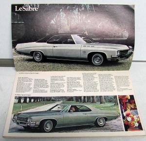 1971 Buick Riviera Electra Centurion LeSabre GS Skylark Sale Brochure MAILER