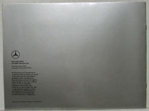 1979 Mercedes-Benz Dealer Sales Brochure 300TD Features & Specifications