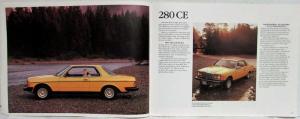 1980 Mercedes-Benz Sales Brochure 300TD 280SE 300SD 450SEL 450SL 450SLC