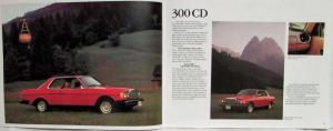 1980 Mercedes-Benz Sales Brochure 300TD 280SE 300SD 450SEL 450SL 450SLC