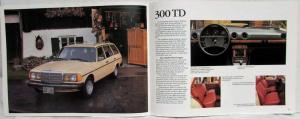 1980 Mercedes-Benz Sales Brochure 300TD 280SE 300SD 450SEL 450SL 450SLC