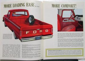 1964 Ford F-250 Pickup Stake Platform Chassis Truck Sales Brochure Folder Orig