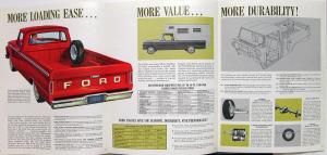 1964 Ford F-250 Pickup Stake Platform Chassis Truck Sales Brochure Folder Orig