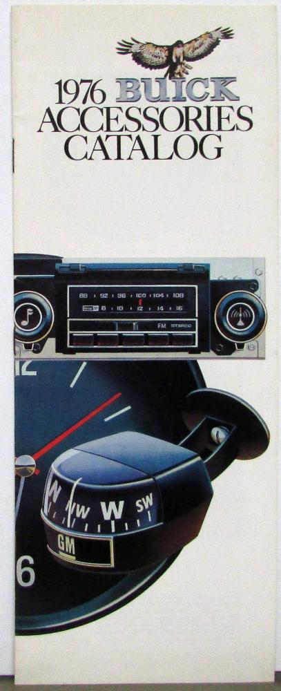 1976 Buick Accessories Color Sales Brochure Original