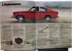 1977 Buick Opel 2 Dr Coupe & Deluxe Coupe & Deluxe Sedan Sales Brochure Original