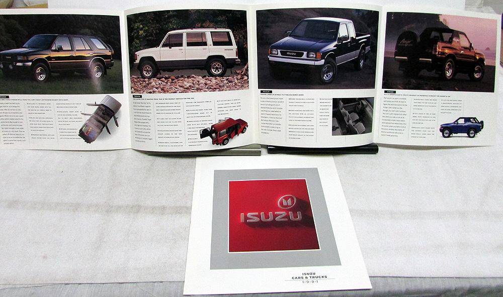 1985 Isuzu Trooper Impulse I-Mark Original Car Sales Brochure Folder