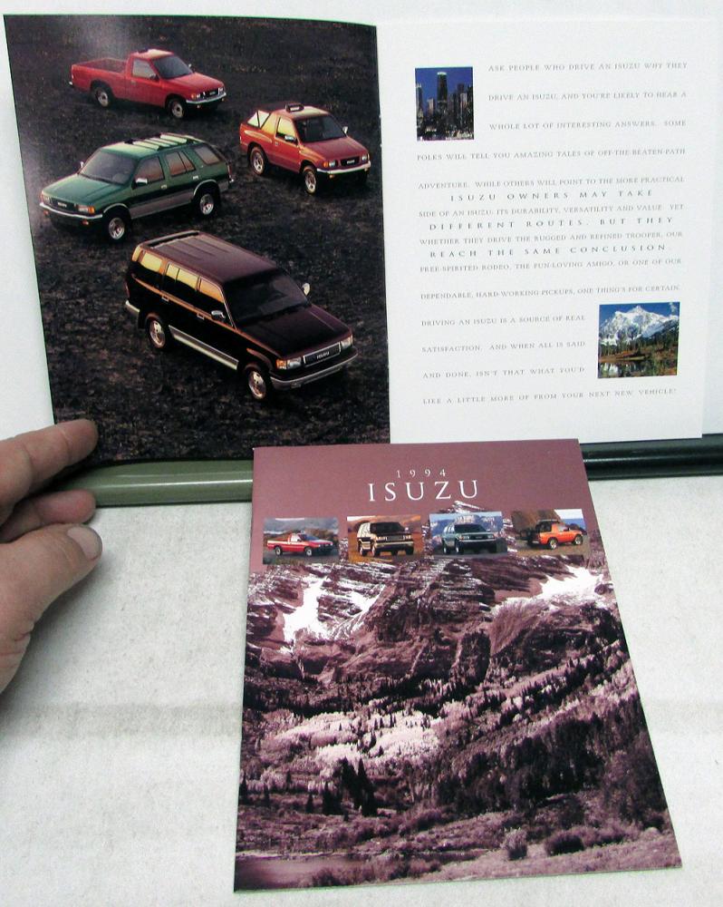 1988 1991 1994 Isuzu Cars & Trucks Brochure Collection Pickup I
