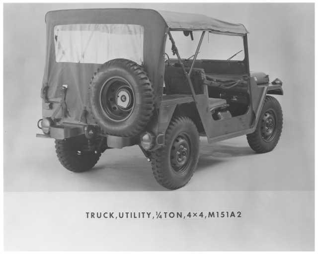 1970 M151A2 Military 1/4 Ton Utility Truck 4x4 Jeep Press Photo 0047