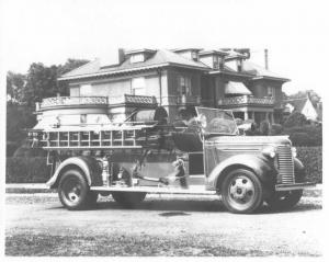 1939 Chevrolet Sealand Fire Truck Press Photo 0204 - Smithfield VFD
