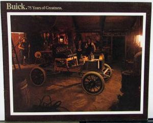 1903 To 1978 Electra Regal Buick 75 Years of Greatness Sales Brochure Original