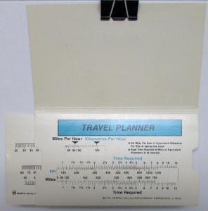 1978 Buick Travel Planner Calculator Promotional Dealer Item Original