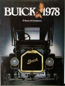 1978 Buick Regal Century LeSabre Electra Riviera Skylark Hawk Wgn Sales Brochure