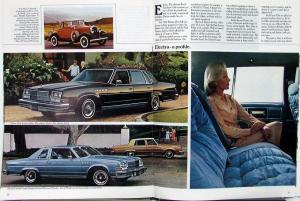 1978 Buick Regal Century LeSabre Electra Riviera Skylark Hawk Wgn Sales Brochure