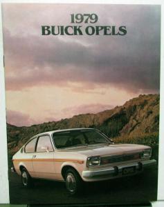 1979 Buick Opels Sedan Deluxe Coupe Sport Color Sales Brochure Original