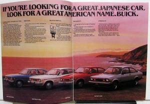 1979 Buick Opels Sedan Deluxe Coupe Sport Color Sales Brochure Original
