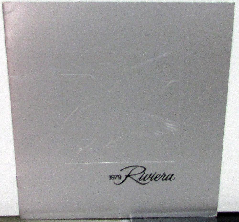 1979 Buick Riviera & S Type Color Sales Brochure Original