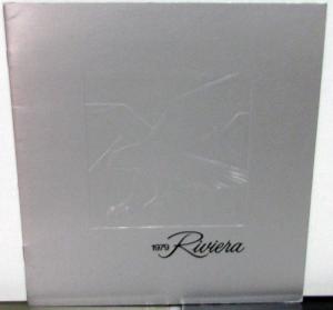 1979 Buick Riviera & S Type Color Sales Brochure Original
