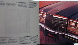 1979 Buick Riviera & S Type Color Sales Brochure Original
