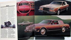 1979 Buick Riviera Regal LeSabre Century Electra Skyhawk Skylark Sales Brochure