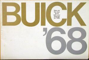 1968 Buick Electra Wildcat Skylark LeSabre Riviera Special Wagon GS Sales Folder