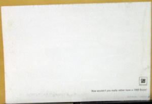 1968 Buick Electra Wildcat Skylark LeSabre Riviera Special Wagon GS Sales Folder