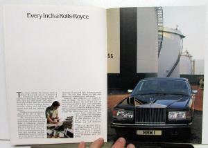 1981 Rolls Royce Dealer Sales Brochure Pair Silver Spirit Silver Spur Models