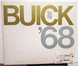 1968 Buick GS Wildcat Electra Riviera Full Line Prestige Sales Brochure XL Orig