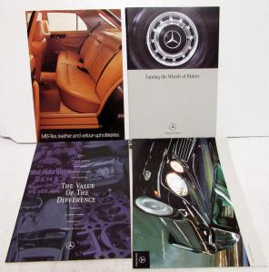 1990s 2000s Mercedes-Benz Dealer Sales Brochure Collection Set Of 4