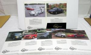 Literature Collection Exotic Dealership Portfolio 1990 Mercedes 500SL Press Kit