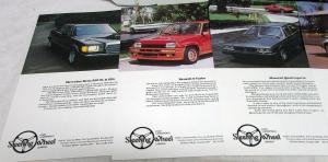 Literature Collection Exotic Dealership Portfolio 1990 Mercedes 500SL Press Kit