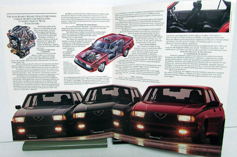 1988 1991 Nissan 1988 Alfa Romeo 1991 Lexus Dealer Sales… | AutoPaper