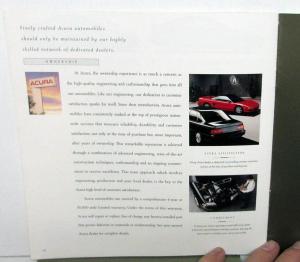 1988 1994 Acura Car Dealer Sales Brochure Collection Set Of 3