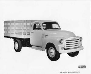 1954 GMC 250 Stake Truck Factory Press Photo 0186