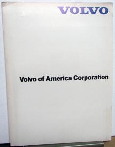 1975 Volvo New Car Models Introduction Press Kit Media Release