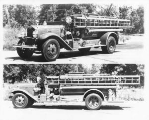 1940s Sterling Pumper Fire Truck Press Photo 0030- Town of Mequon
