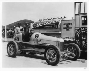 1930s Lion Head Special Sprint Race Car Press Photo 0006 - Gilmore Oil