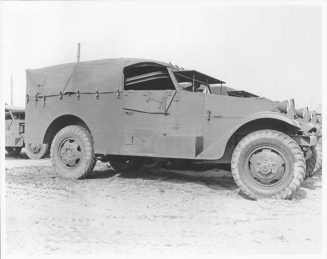 1940s White M3 US Army Truck Press Photo 0017