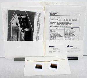 1994 Saab New Models Introduction Press Kit Media Release 900 9000 Series