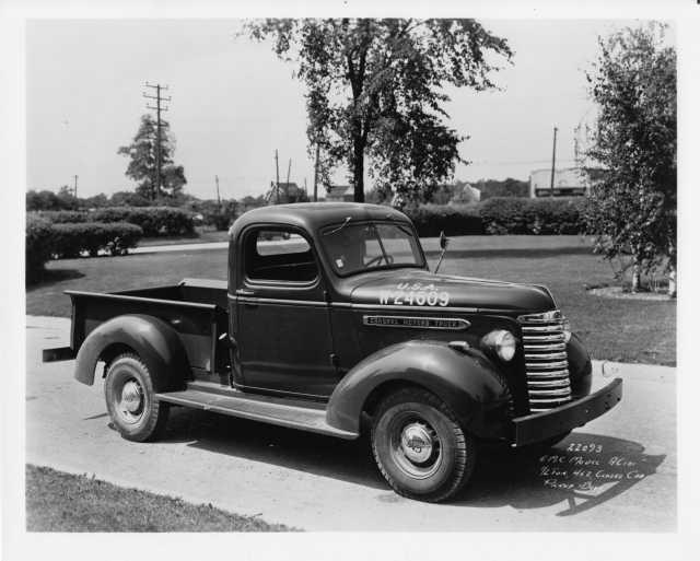1939 GMC 1/2 Ton 4x2 Military Pickup Truck Press Photo 00190