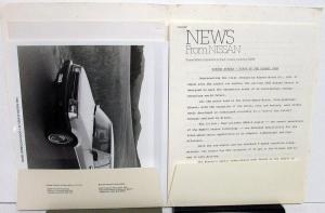1982 Nissan Stanza New Model Introduction Press Kit Media Release