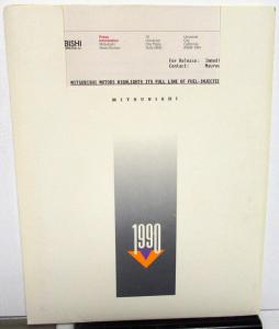 1990 Mitsubishi Full Line Fuel-Injected Cars & Light Trucks Auto Show Press Kit