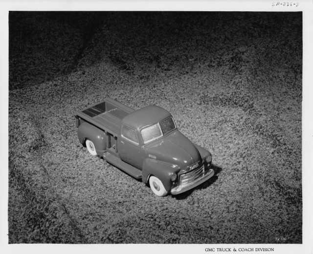 1954 GMC Pickup Truck Toy Factory Press Photo 0191