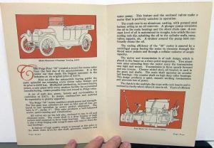 1915 Paige 36 & 46 Roadster Touring Coupe Car Sales Brochure Features Specs Orig